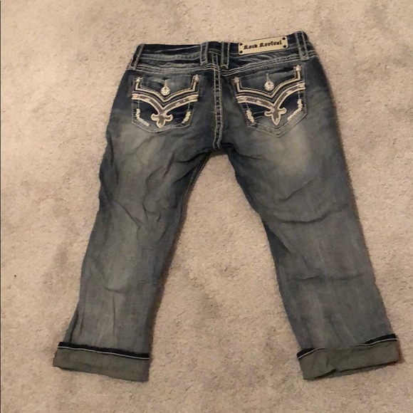 Donna Rock Revival Capris - Picture 1 of 5